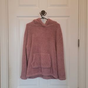 Aéropostale Mauve/Rose ping Sherpa Hoodie